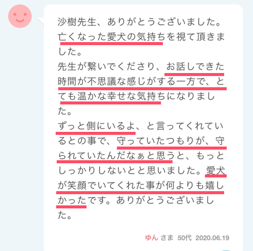 エキサイト電話占い　沙樹K占い師　ペット霊視　口コミ