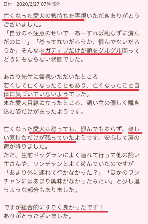 電話占いヴェルニ　麻莉先生　ペットの気持ち　口コミ